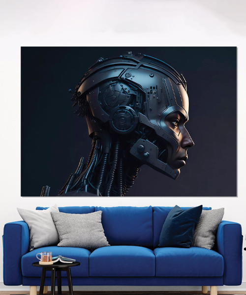 Robotik Leinwand kunst